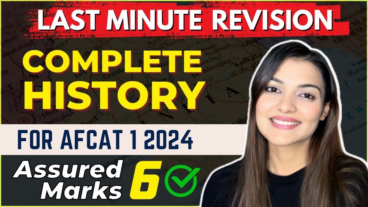 6 Marks Done History Last Minute Revision For Afcat 1 2024 Afcat Gk