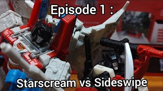 Transformers Cyber Wars [Episode 1]: Starscream vs Sideswipe