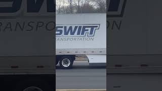 Swift Transport Blue Freightliner Cascadia in Rockville, Md on 4/5/24