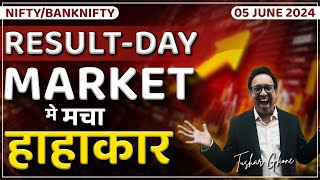 Nifty Prediction & Bank Nifty Analysis for Wednesday | 5th June 2024 | #nifty #banknifty