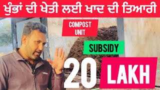 ਖੁੰਭਾਂ ਦੀ ਖੇਤੀ ਲਈ ਖਾਦ ਦੀ ਤਿਆਰੀ । Compost Unit Subsidy around 8 Lakh ।Latest Podcast with Narinderpal