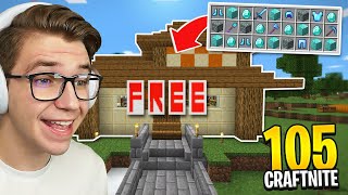 Craftnite: #105 - I OPENED A *FREE* SHOP FOR NEW MEMBERS! (GrantTheGoat Visited)