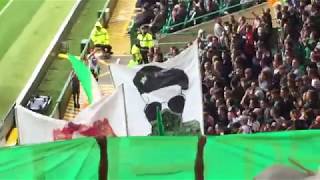 Celtic Fans | Green Brigade Display | Rebels | Celtic vs Linfield