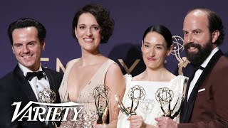'Fleabag' Cast Celebrates Surprise Emmy Wins Backstage