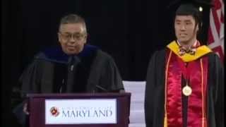 Jonathan Chen: UMD CMNS Commencement Spring 2014