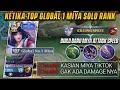 LAGI SOLO RANK PAKAI BUILD TERBARU MIYA 2024 MALAH KETEMU TIM DARK SISTEM | TOP GLOBAL 1 MIYA - MLBB