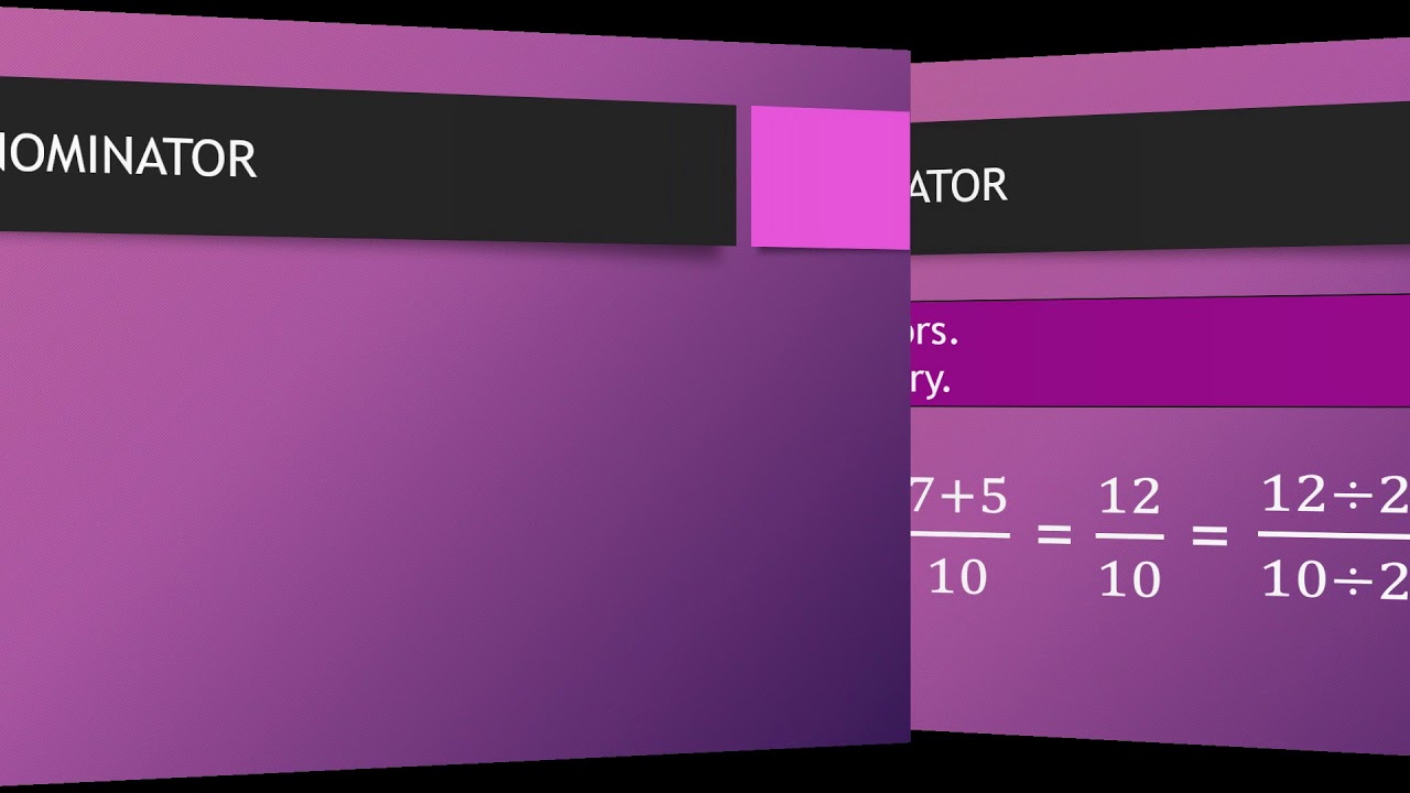 Adding Fractions Youtube