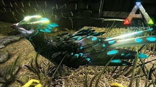 #14【ARK:Abe】深層進出！放射能まみれになりながら第３の光源生物フェザーライトをテイム！【PC版公式PVE：ARK Survival Evolved】