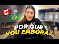 Por que vou voltar para o BRASIL? Visto negado? Residência Permanente? Desisti do Canadá?