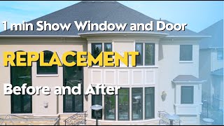 Incredible Window and Door Replacement Transformation - Before and After in Just 1 Minute 30s  !