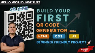 how to create qr code generator using html css JavaScript | javascript tutorial | project | QR Code