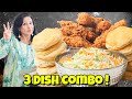 3 Dish Combo Meal! Perfect Crispy Chicken Strips, Coleslaw, and Biscuits Recipe in Urdu Hindi - RKK