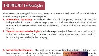 Module 3 ICT Policies and Issues Implications to Teaching and Learning