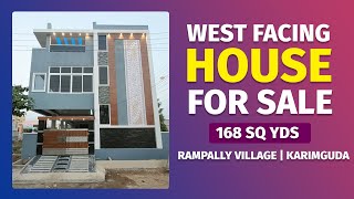 West Facing G+1 House for Sale in Rampally Village | Prime Location at Karimguda | 97014 56350