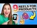 9 Instagram Reel Ideas For PRODUCTS | Video Ideas for Business