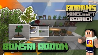 Addon do Bonsai Pot pro Minecraft Bedrock