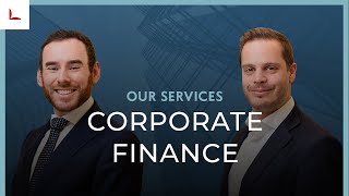 Gerald Edelman Services - Corporate Finance