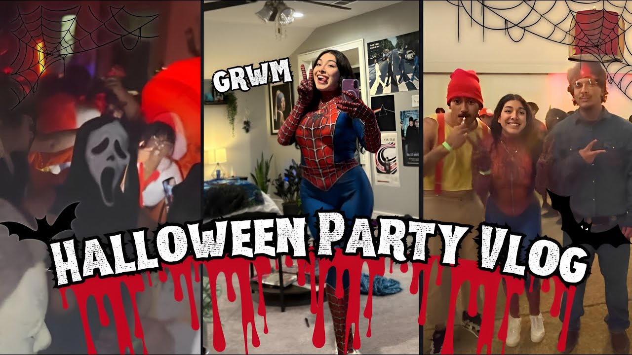 Grwm Halloween Party Vlog Youtube