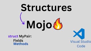 Mojo🔥 Programming language | Structures (Structs)- Hands-On Coding with Visual Studio Code