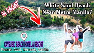 Dagat  |  WHITE SAND BEACH NEAR METRO MANILA  |  CAYSUBIC BEACH RESORT, PUERTO AZUR, TERNATE, CAVITE