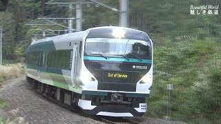 転用改造車 E257系2000番台NA-11編成 疎開留置先に再度回送される！202010.15 JR篠ノ井線　　　panasd 1997