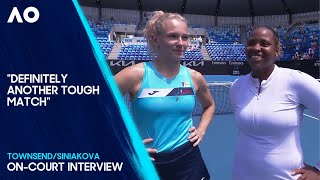 Siniakova/Townsend On-Court Interview | Australian Open 2025 Quarterfinal