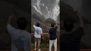 Feel the roar of Dudhsagar Waterfalls | ​⁠@ArhamShaikhVlogs  #shortsfeed #shortsvideo #shortsviral