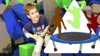 Trampoline Park | Fun for Little Ones | Videos 4 Kids | Jumping Fun