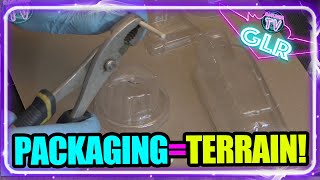 How to build and paint Easy miniature Terrain for Gaslands | Upcycle & Recycle Packaging