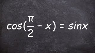 Verify Cofunction Identity using Difference Formula