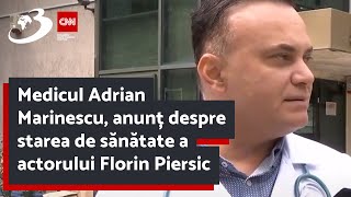 Medicul Adrian Marinescu, anunț despre starea de sănătate a actorului Florin Piersic