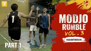 MODJO RUMBLE VOL. 3 PICKUP GAME BASKETBALL HIGHLIGHTS PART 1