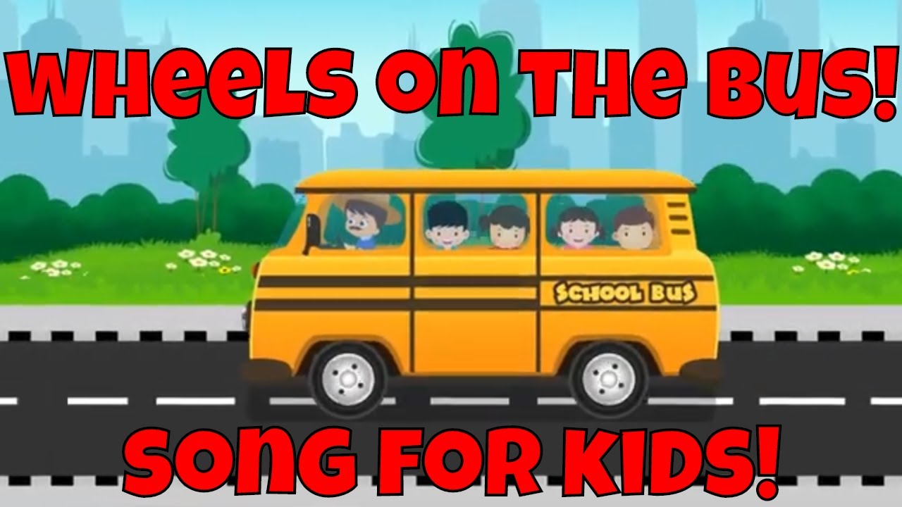 The Wheels On The Bus Go Round And Round! SONG FOR KIDS! - YouTube