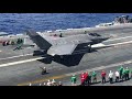 F-35C First Integrated Carrier Ops Aboard USS Lincoln