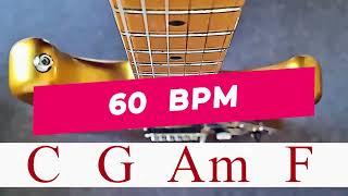 Slow Ballad Backing Track C Major | 4 chords C  G  Am  F | 60 bpm