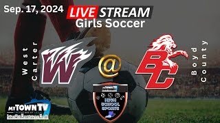 Soccer - Girls - West Carter @ Boyd County.