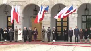 Wizyta oficjalna prezydenta Czech w Polsce