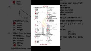 Jashore board ssc 2024 Physics  mcq solve