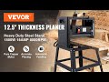 VEVOR Thickness Planer  -  For Woodworking 12.5-Inch 1500W Planer