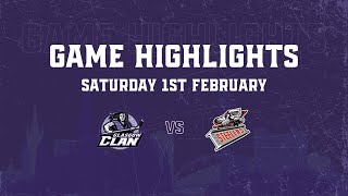 HIGHLIGHTS: 01/02/25 - Glasgow Clan 2 Sheffield Steelers 5