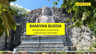 The rise of a Bamiyan Buddha in Ridigama Kurunegala Srilanka #Largeststatue #Bamiyanstatue #Granite