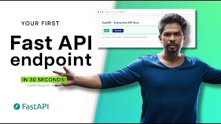 FastAPI in 30 Seconds: Your First Endpoint (Beginner Tutorial)