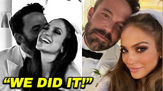 Jennifer Lopez and Ben Affleck Are Officially MARRIED!!