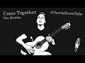 Come Together - The Beatles | Guitar Cover (including solo) - free Chords/Score/Tabs