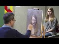 Oil Painting Portrait Demonstration by  Leng Jun | World renowned hyper-realstic Artist