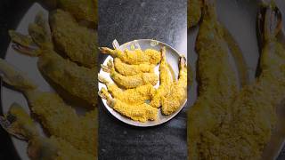 ক্রিস্পি বাগদা চিংড়ি ফ্রাই || Crispy Tiger Prawn Fry #shorts #crispy #prawn #fry #youtubeshorts