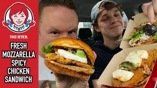 Wendy's Fresh Mozzarella Chicken Sandwich Food Review | Season 3, Episode 34