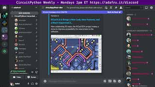 CircuitPython Weekly for January 3rd, 2022 @circuitpython #circuitpython #adafruit