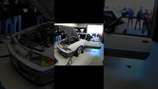 White and Grey Foxbody Mustang GT on the Dyno #mustang #mustanggt #dyno #power