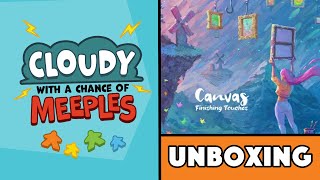 Canvas: Finishing Touches Unboxing - Cloudy with a Chance of Meeples